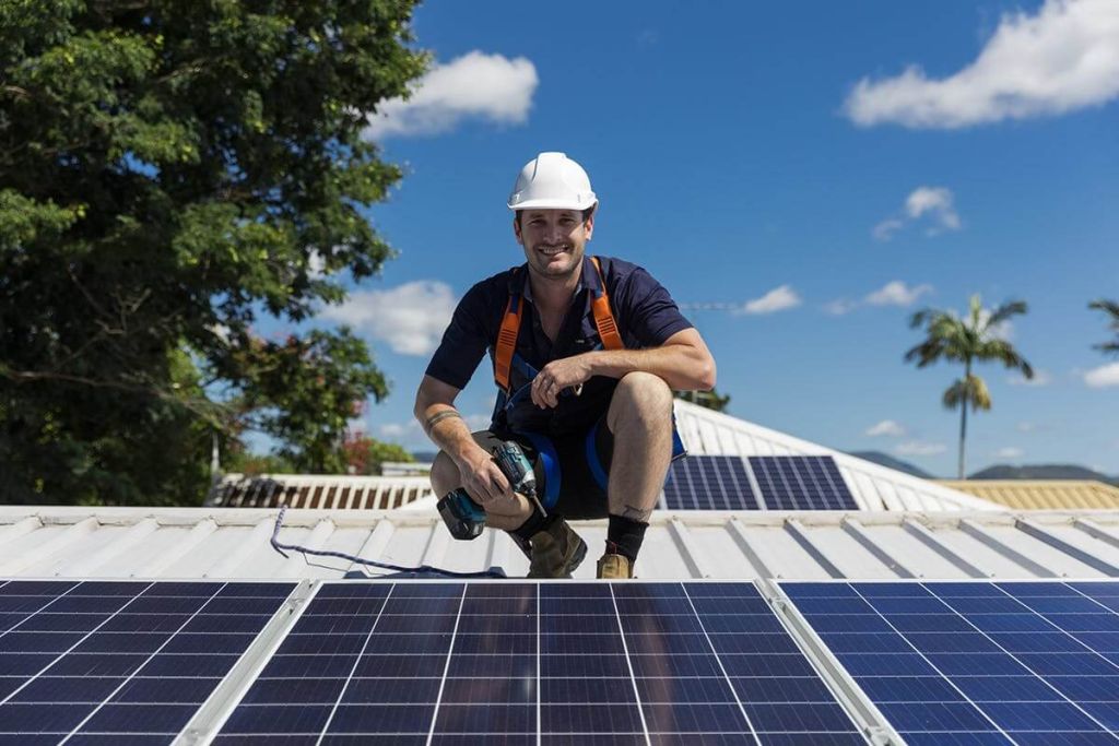 installing solar panels on roof