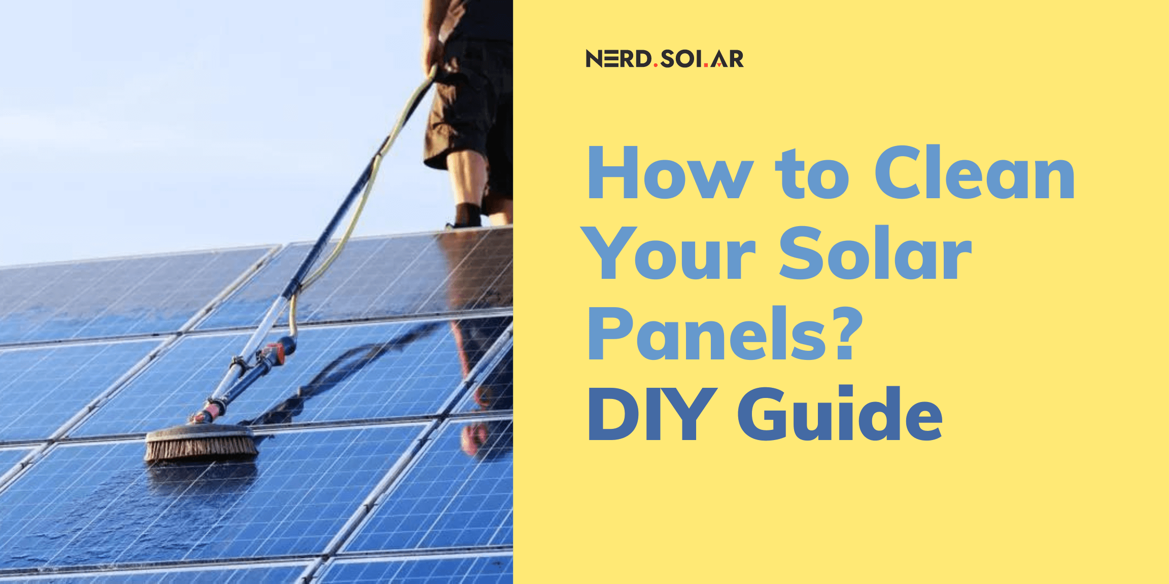 How to Clean Solar Panels DIY Guide