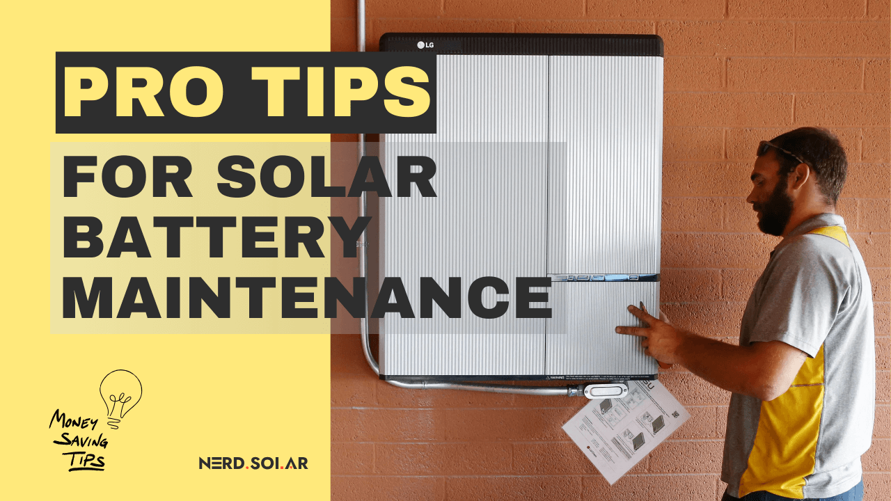 Tips for Solar Battery Maintenance